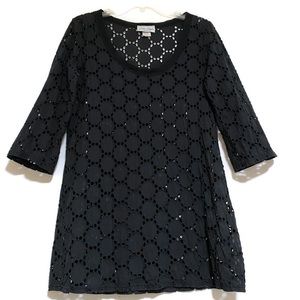 JORDAN TAYLOR EYELET TUNIC DRESS